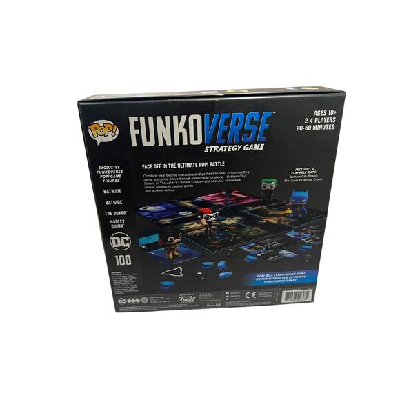 Pop! Funko Verse DC Strategy Game Batman 80 Years Batgirl Joker Harley Quinn 100 - Picture 6 of 7